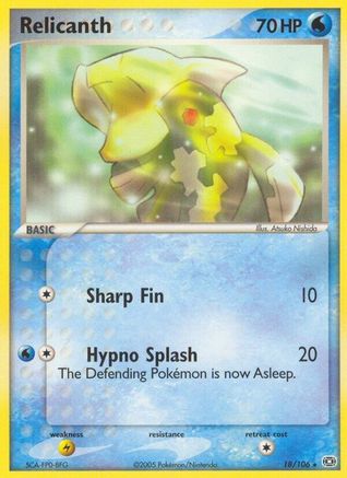 Image of Relicanth 018  Emerald - Rare