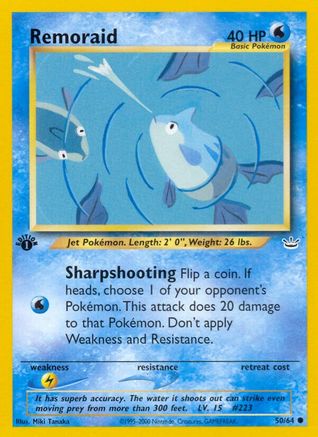 Image of Remoraid 050/64  - Unlimited Neo Revelation - Common
