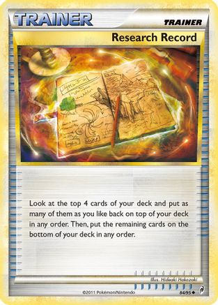 Image of Research Record 084  - Reverse Holofoil Call of Legends - Uncommon
