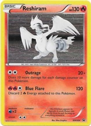 Image of Reshiram BW004  - Holofoil Black and White Promos - Promo