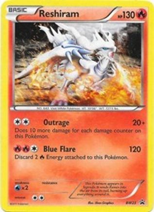 Image of Reshiram BW23  - Holofoil Black and White Promos - Promo