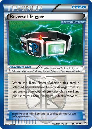 Image of Reversal Trigger (Team Plasma) 086/101  - Reverse Holofoil Plasma Blast - Uncommon