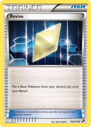 Image of Revive 102/114  - Reverse Holofoil Black and White - Uncommon