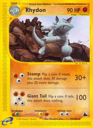 Image of Rhydon (29) 029  Skyridge - Rare