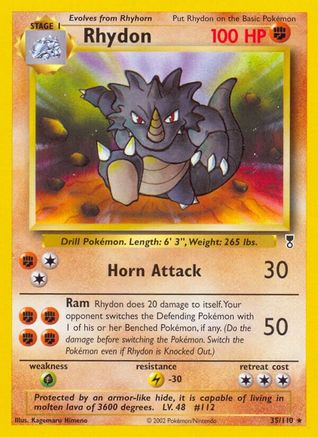 Image of Rhydon 035  Legendary Collection - Rare
