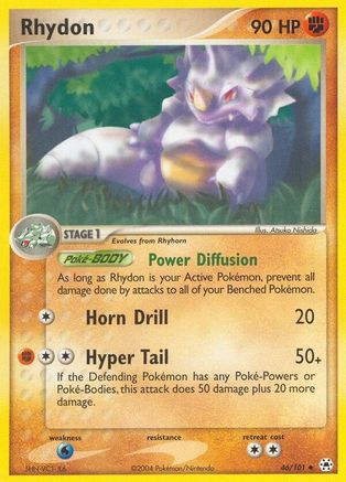 Image of Rhydon 046  Hidden Legends - Uncommon