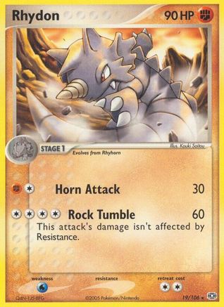 Image of Rhydon 019  Emerald - Rare