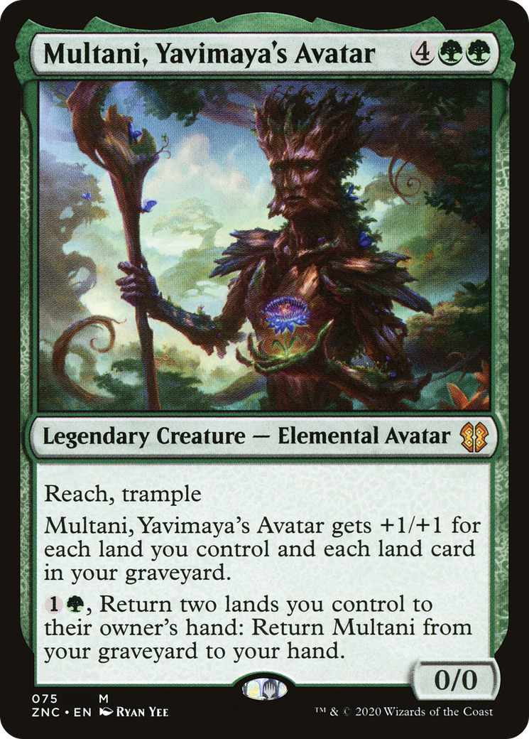 Image of Multani, Yavimaya's Avatar (ZNC-075) - Zendikar Rising Commander
