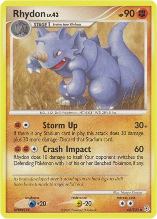 Image of Rhydon 060  Diamond and Pearl - Uncommon