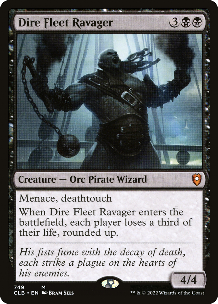 Image of Dire Fleet Ravager (CLB-749) - Commander Legends: Battle for Baldur's Gate