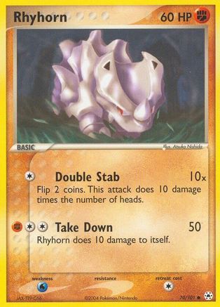 Image of Rhyhorn 070  Hidden Legends - Common