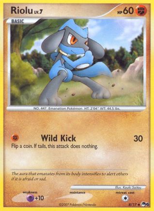 Image of Riolu 008  POP Series 6 - Uncommon