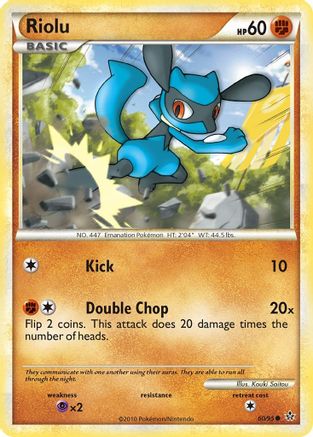 Image of Riolu 060/95  Unleashed - Common