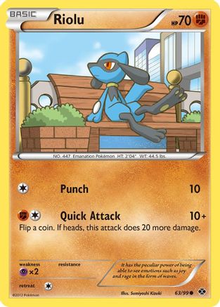Image of Riolu 063/99  Next Destinies - Common