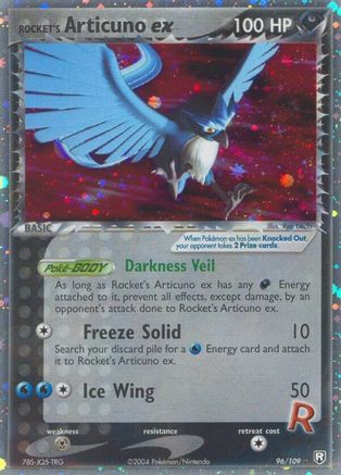Image of Rocket's Articuno ex 096  - Holofoil Team Rocket Returns - Ultra Rare
