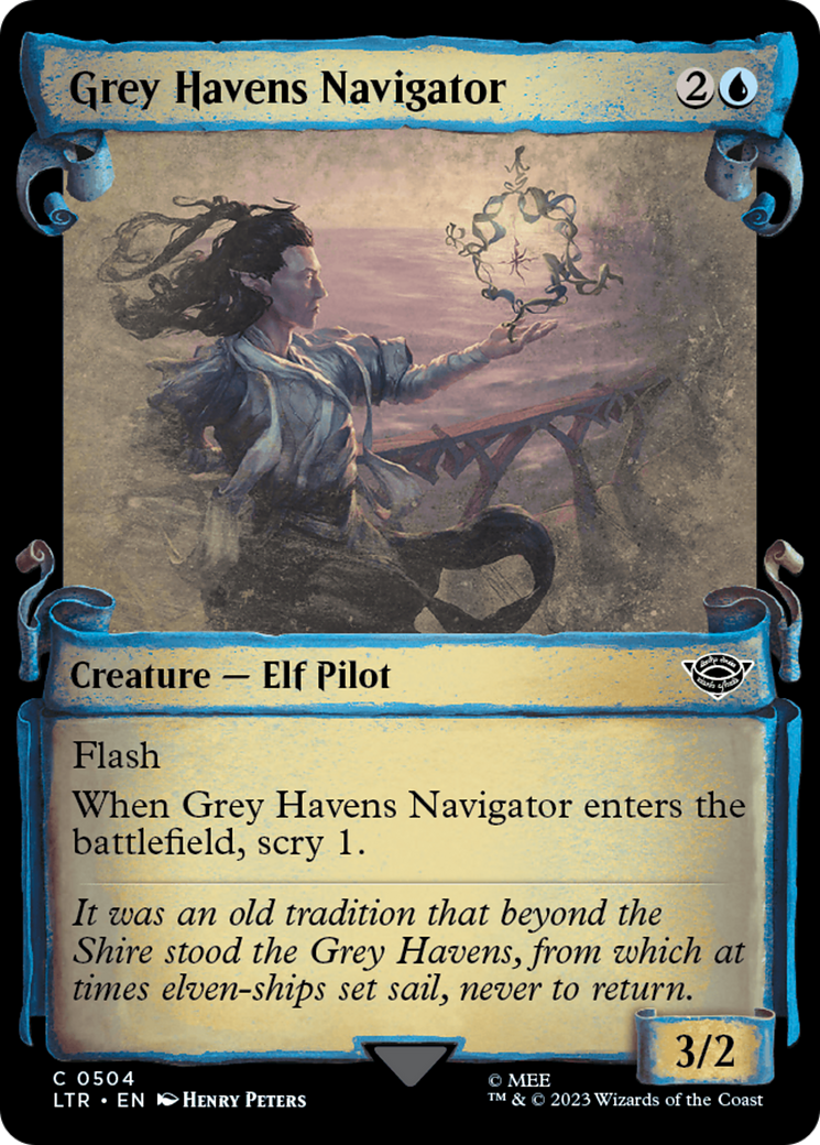 Image of Grey Havens Navigator (Showcase Scrolls) (LTR-504) - The Lord of the Rings: Tales of Middle-earth: (Showcase)
