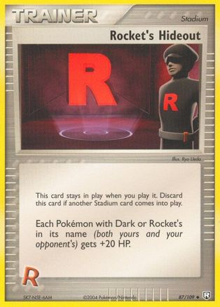 Image of Rocket's Hideout 087  Team Rocket Returns - Uncommon