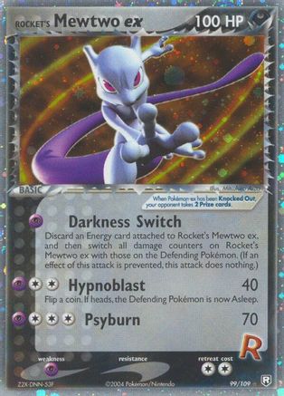 Image of Rocket's Mewtwo ex 099  - Holofoil Team Rocket Returns - Ultra Rare
