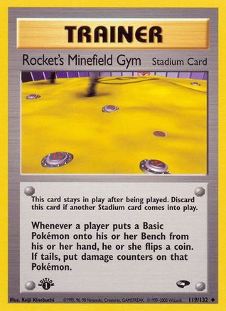 Image of Rocket's Minefield Gym 119/132  - Unlimited Gym Challenge - Uncommon
