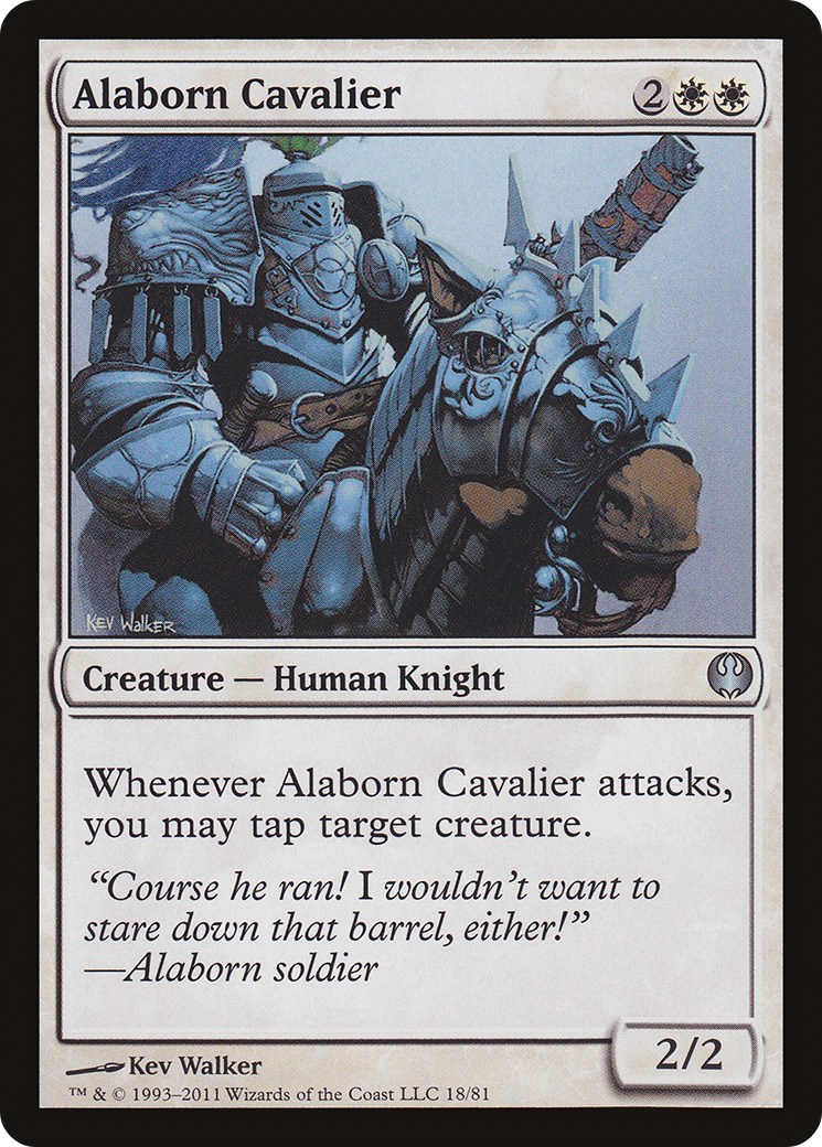 Image of Alaborn Cavalier (DDG-018) - Duel Decks: Knights vs. Dragons