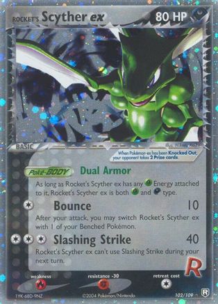 Image of Rocket's Scyther ex 102  Team Rocket Returns - Ultra Rare
