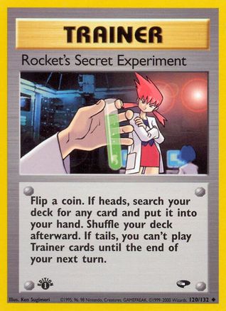 Image of Rocket's Secret Experiment 120/132  - Unlimited Gym Challenge - Uncommon