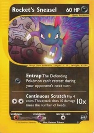 Image of Rocket's Sneasel  Best of Promos - Promo