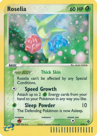 Image of Roselia 009/97  - Holofoil Dragon - Holo Rare