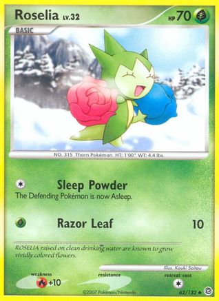 Image of Roselia 062  Secret Wonders - Uncommon