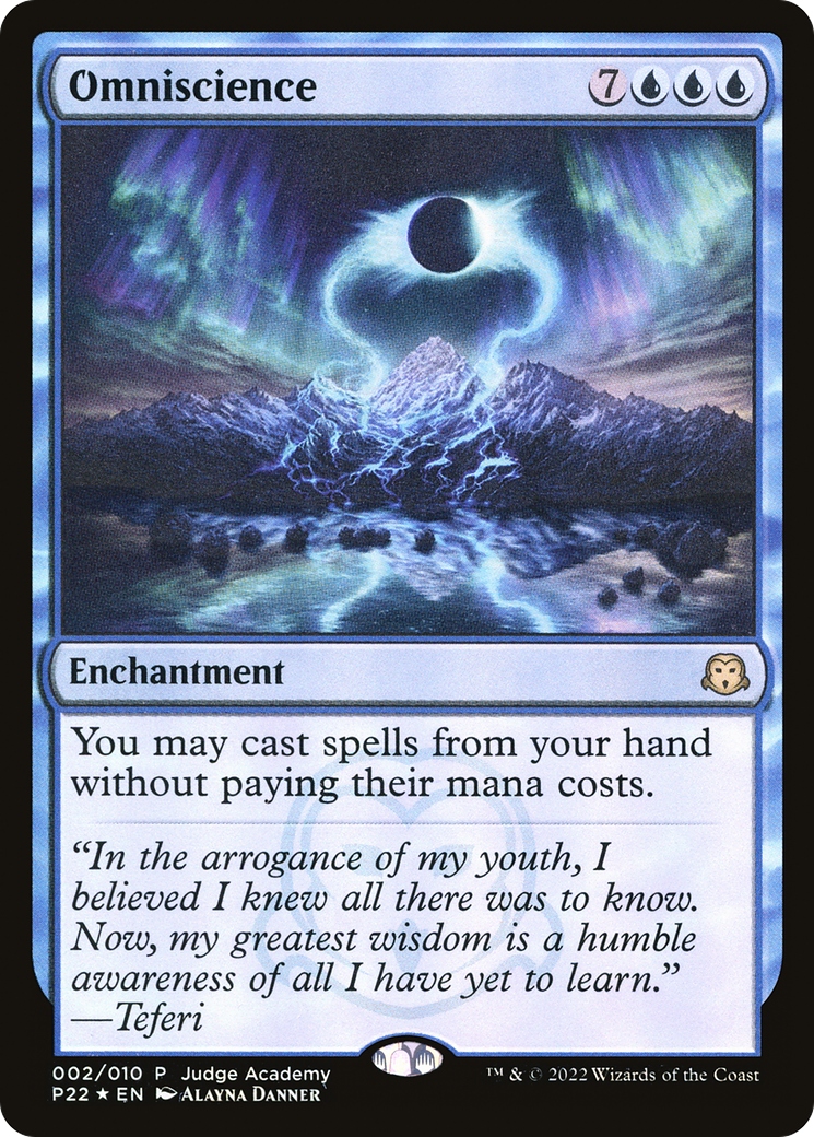 Image of Omniscience (JDG-002) - Judge Gift Cards 2022 Foil