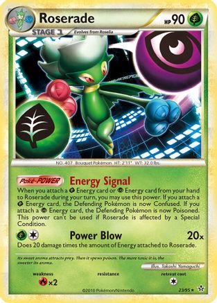 Image of Roserade 023  - Reverse Holofoil Unleashed - Rare