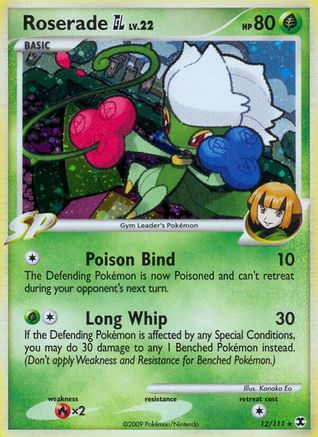 Image of Roserade GL 012  - Holofoil Rising Rivals - Holo Rare