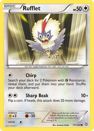 Image of Rufflet 111  - Reverse Holofoil Dragons Exalted - Common