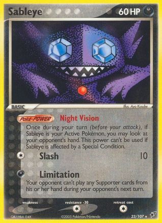 Image of Sableye 023  Deoxys - Rare