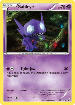 Image of Sableye 061  Legendary Treasures - Uncommon