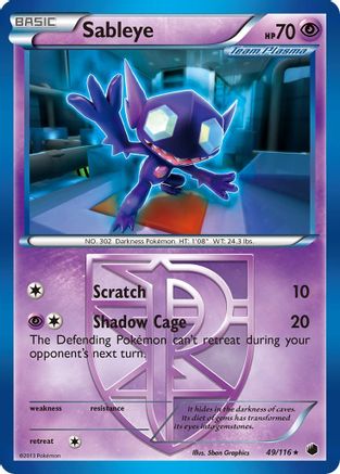 Image of Sableye (Team Plasma) 049  Plasma Freeze - Rare