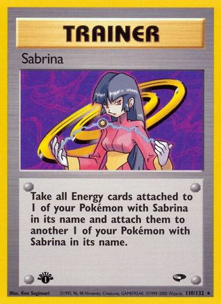 Image of Sabrina (110) 110/132  - Unlimited Gym Challenge - Rare