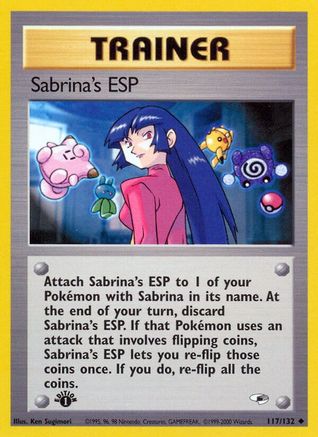 Image of Sabrina's ESP 117/132  - Unlimited Gym Heroes - Uncommon