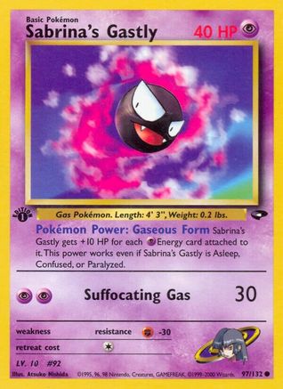 Image of Sabrina's Gastly (97) 097/132  - Unlimited Gym Challenge - Common