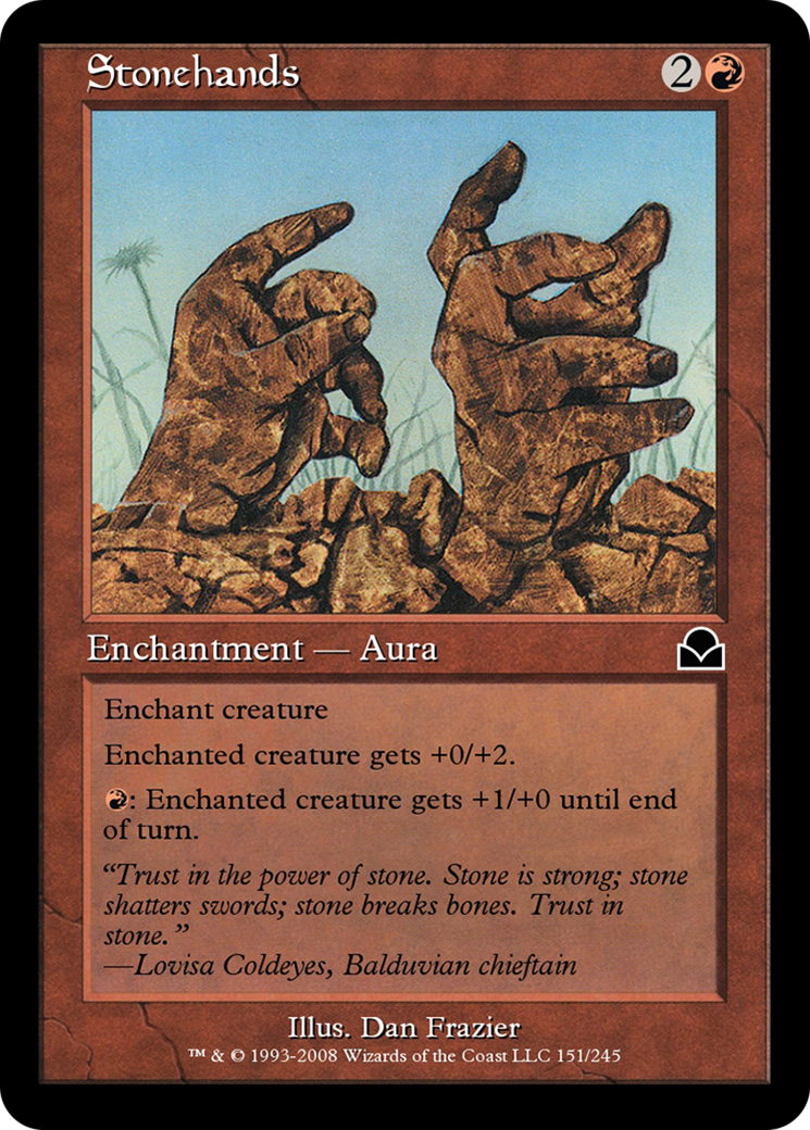 Image of Stonehands (ME2-151) - Masters Edition II