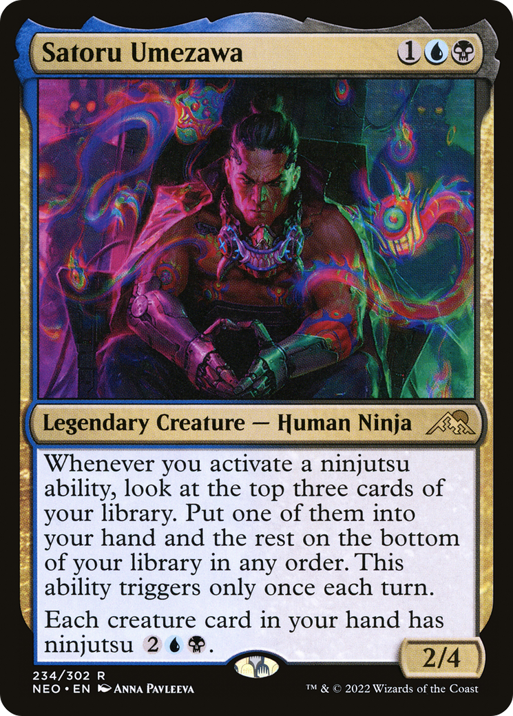 Image of Satoru Umezawa (NEO-234) - Kamigawa: Neon Dynasty