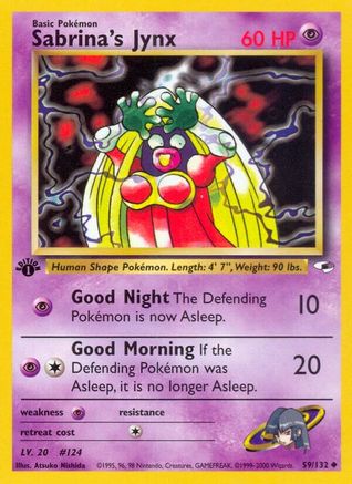 Image of Sabrina's Jynx 059/132  - 1st Edition Gym Heroes - Uncommon