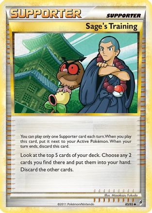 Image of Sage's Training 085  - Reverse Holofoil Call of Legends - Uncommon