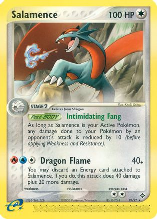 Image of Salamence 019/97  Dragon - Rare