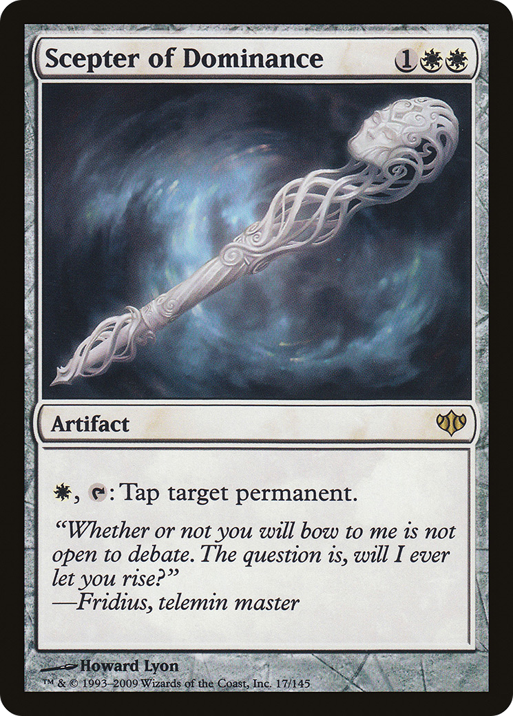 Image of Scepter of Dominance (CON-017) - Conflux Foil