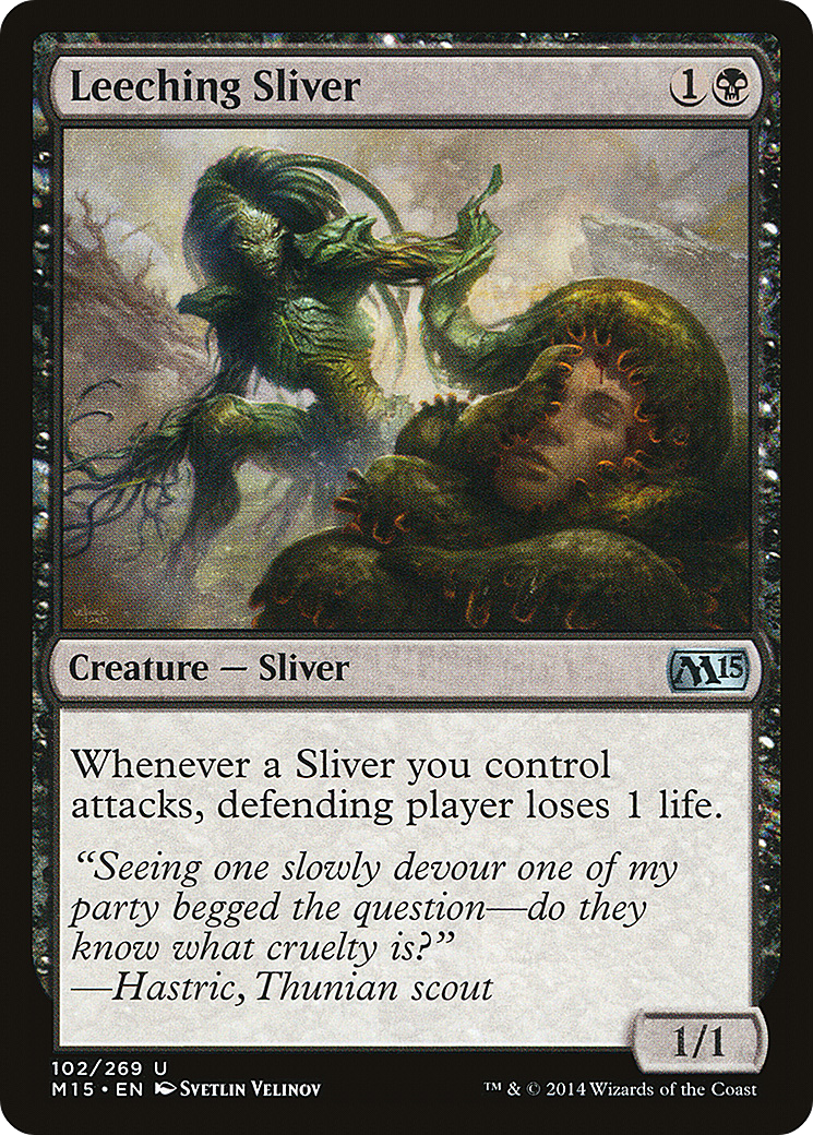 Image of Leeching Sliver (M15-102) - Magic 2015 Foil