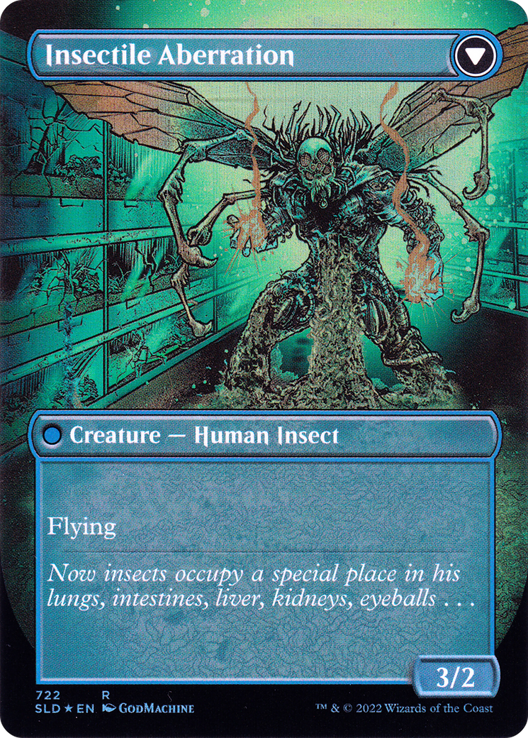 Image of Delver of Secrets (SLD-722) - Secret Lair Drop (Borderless) Foil