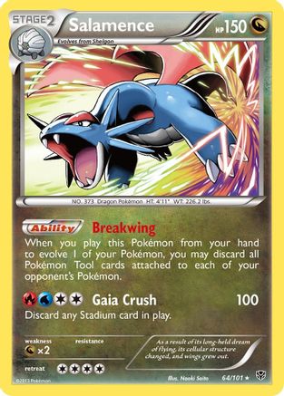 Image of Salamence 064/101  - Reverse Holofoil Plasma Blast - Holo Rare
