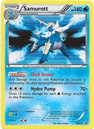 Image of Samurott BW22  - Holofoil Black and White Promos - Promo
