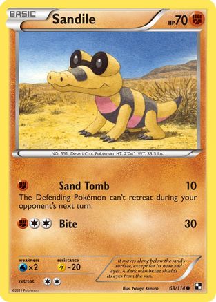 Image of Sandile 063  Black and White - Common
